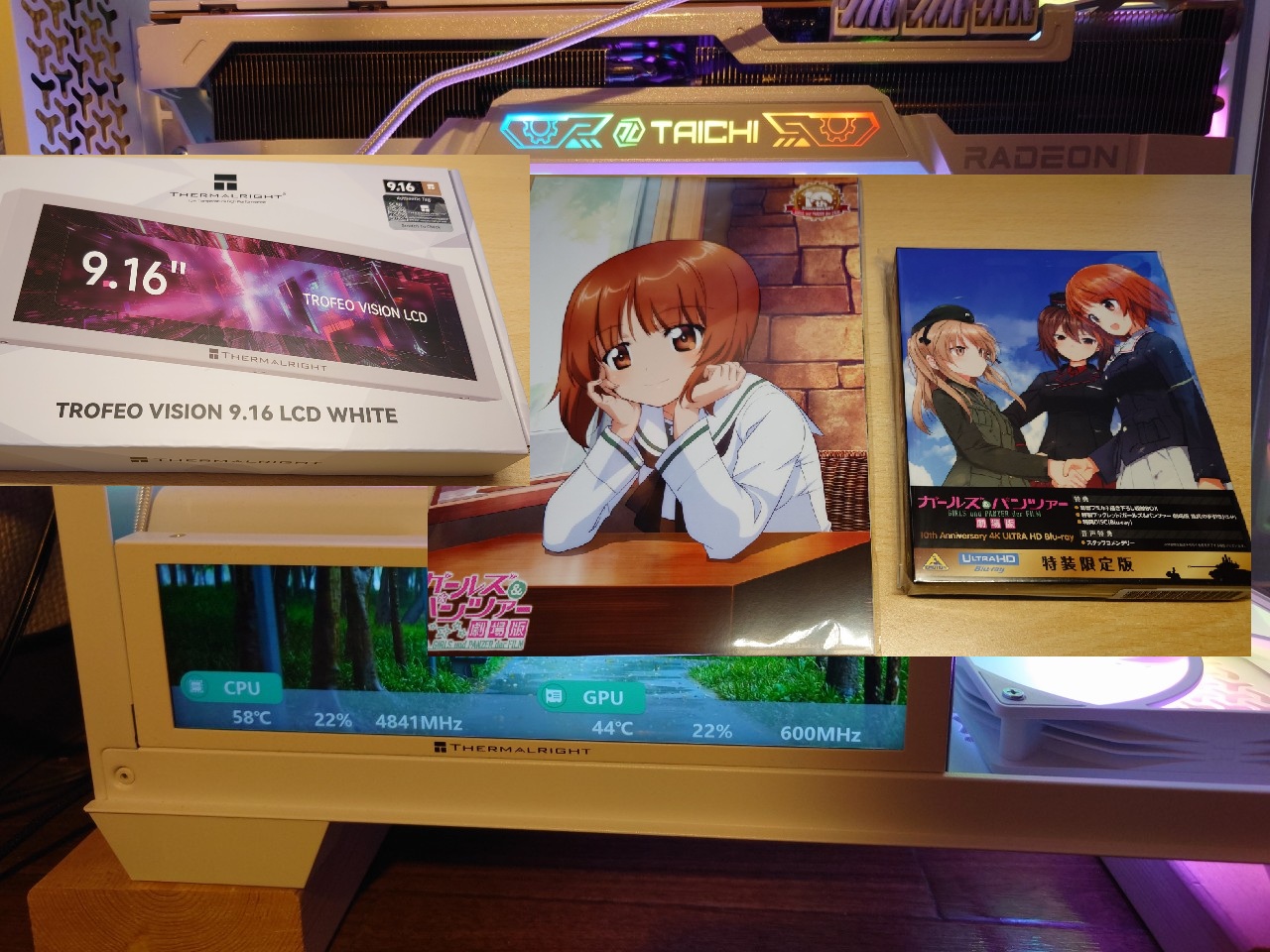 【最近購入した物】Thermalright TV 9.16 LCD と ガールズ＆パンツァー 劇場版 10th Anniversary Blu-ray