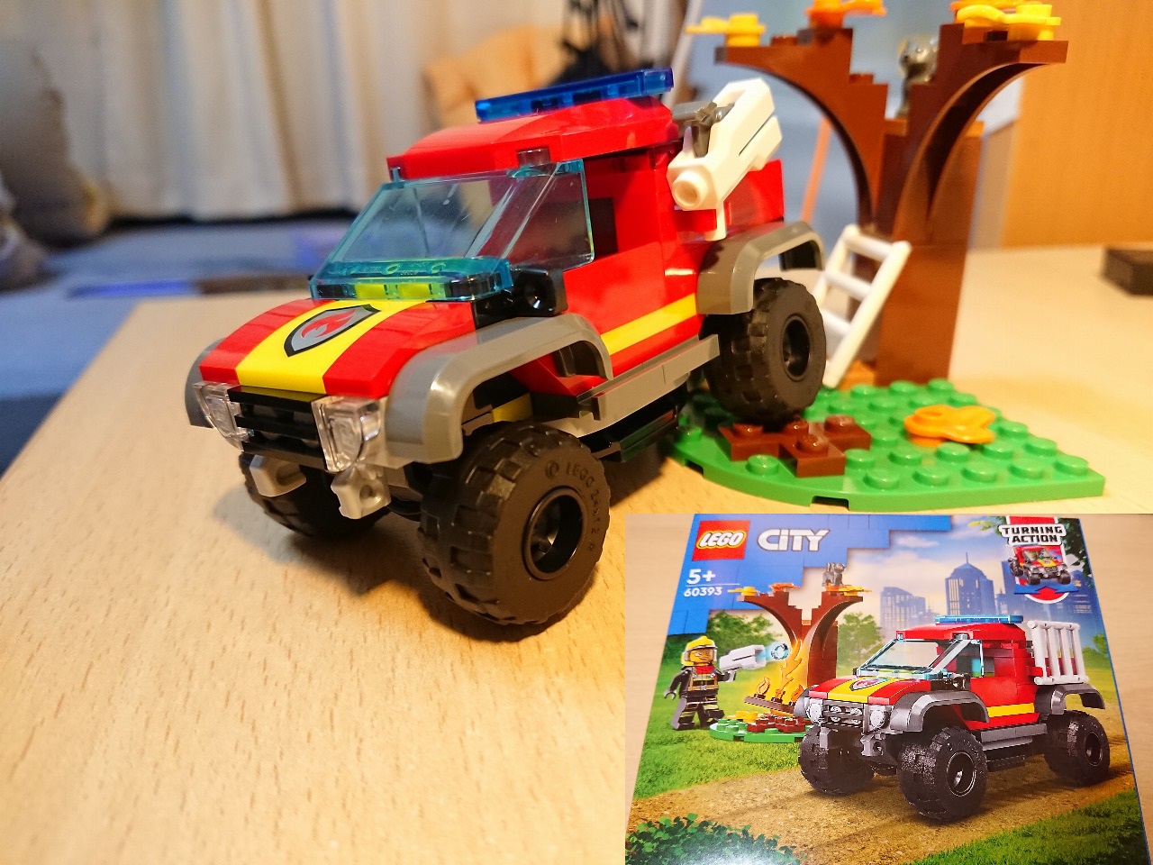 レゴ(LEGO) シティ オフロード消防車 60393 を作ってみた
