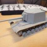 トランペッター 1/35 SU-100Y ラジコン化計画(その３)~車高調整と車体作成~